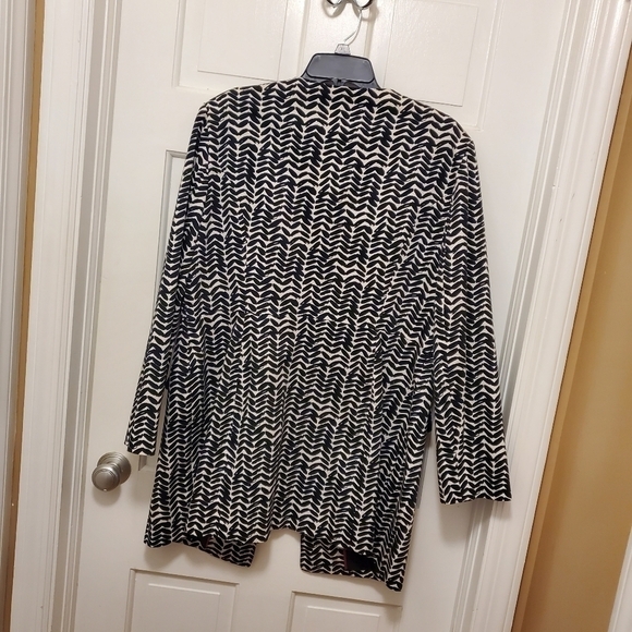East 5th Black & White Outer Coat Size XL - Picture 9 of 11